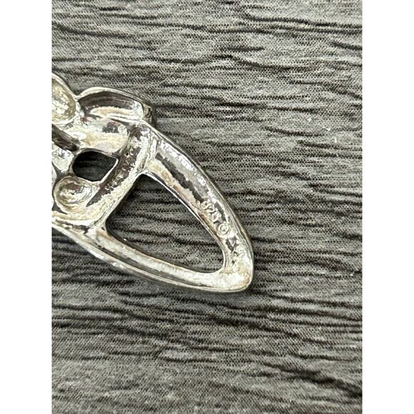 Vintage Sterling Family Of 3 Pendant. - Picture 3 of 3